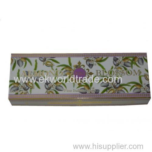imported gift box almond blossom soap
