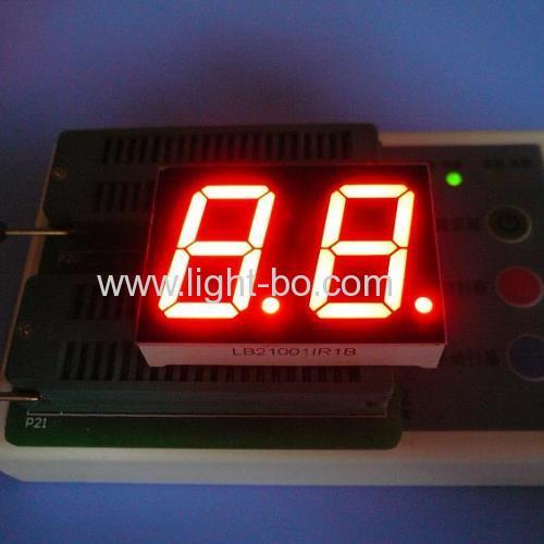 Dual Digit 1" 7-Segment LED Display Common Anode Super Red for digital indiator