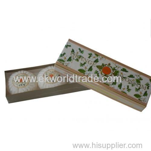 imported gift box orange blossom soap