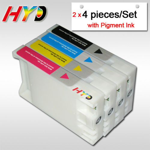 (4 pieces/set, 2 sets/lot) 220ml compatible ink cartridges for Epson 7450 9450 ink cartridge with pigment ink & chips