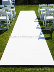 White carpet exhibition for stands, aisle, events, marquee, show, party