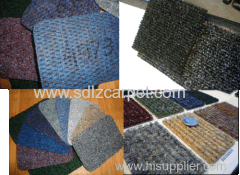 Broadloom velour 100% PP carpet 1050g/m2+latex backing