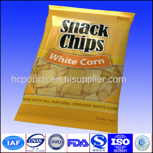 potato chips pouch with zipper