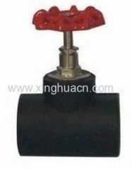 HDPE stop valve for water