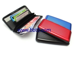 Promotional big size aluminum card holder with mirror