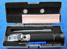 Wine ATC Refractometer:0-20 Baume and 0-25 Alcohol Probable A.P.