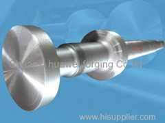 Forged Double Flange Shaft for High Speed Centrifugal Fan