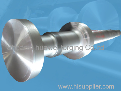 Forged Double Flange Shaft for High Speed Centrifugal Fan