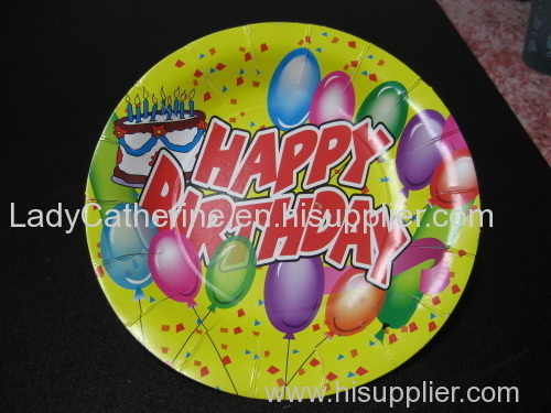 disposable paper plate/paper tray/paper dish/cake tray