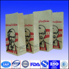 printed quad seal paper package bag