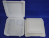 disposable biodegradable cornstarch clamshell takeout box