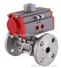 Pneumatic Flange Type Ball Valve