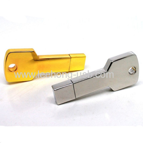 2014 latest style leather USB flash drive without logo