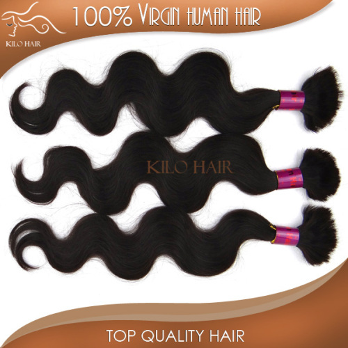 100% human hair bulk extensions braiding peruvian hair braids body wave mix length 10-30inch stock 1b# virgin hair