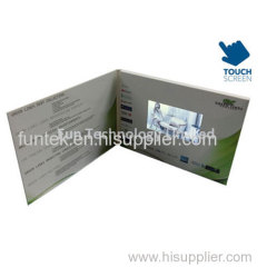4.3 inch Touch Screen Video Greeting Card LCD Brochure