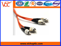 FC/PC to FC/PC multimode optical fiber patch cord