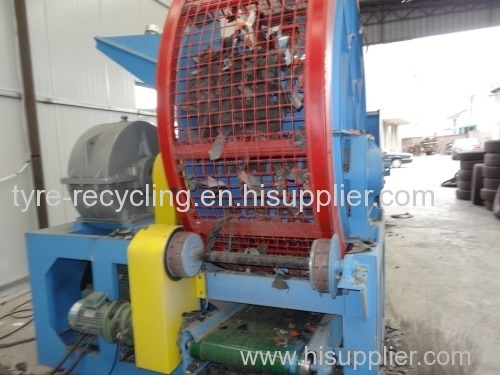 the tire recycle machine  