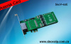 Clear voice for quad span selectable E1/T1 pci-e voip card