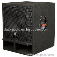 18-inch Two-way Black Carpet Stage Subwoofer Pro Audio Speaker