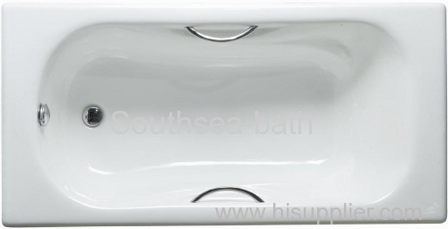 Drop-in cast iron bath