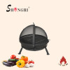 camping cast iron fire pit bbq grill