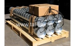 Supply titanium canister anode Galvanized steel Tube with Petroleum coke