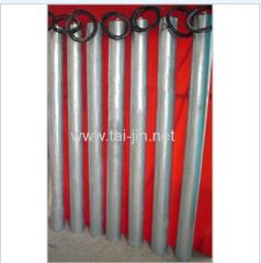 MMO Titanium canistered anode for protection of storage tanks