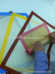 Heat Resistant fiberglass Silicon Baking Mat