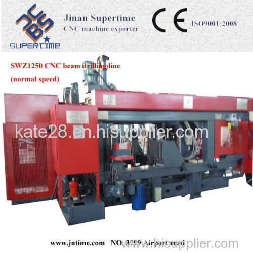 SWZ1250 CNC beam lines / CNC drilling machine for Box beam
