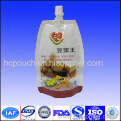 soft drinks spout package bag