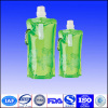 liquid detergent package with spout