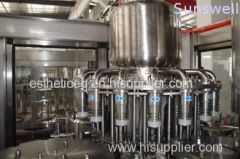 2.2kw Beverage Filling Machine / water bottling liquid fillers main include Rotary capper