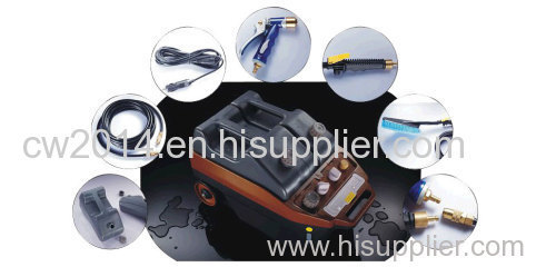 Steps cleaning washing machineIt is a multi-functional portable cleaning equipment. It can clean all family outdoor faci