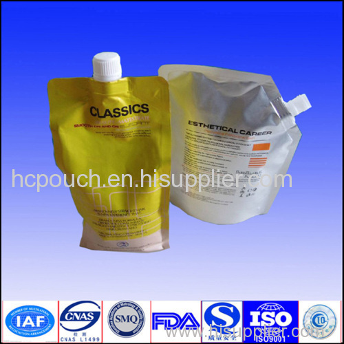 juice packaging bags with spout