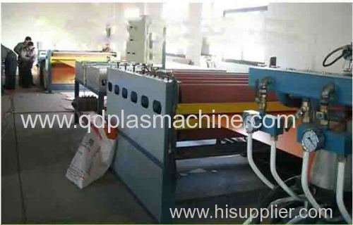 PP PC PE hollow grid sheet extrusion line