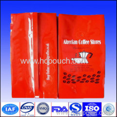 16 OZ tea/coffee aluminum foil packaging pouch
