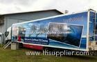 Luxury 7D Trailer / Truck Cinema Systems With 12 seats Motion Chairs , Pneumatic System