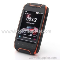 Hummer H 1+ Dual Core 3.5inch Ru-gged smartphone MTK6572A GPS Android 4.2.2 Dustproof shockproof 960*640 5124G 2800mah