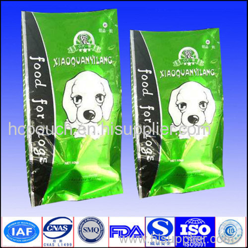 pet food side gusseted packaging