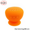 Mushroom design bluetooth mini speaker with suction cup