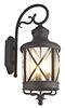 3 * 60 Watt E12 Black Brown Classic Outdoor Lighting Electricity Garden Lamp