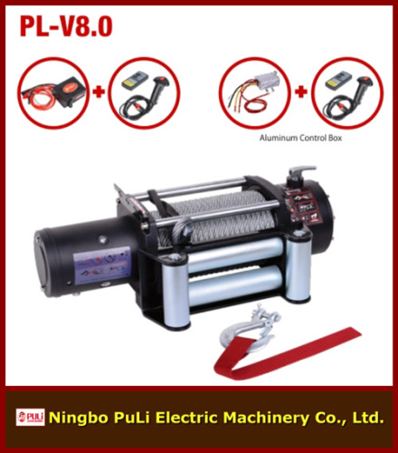 8000lb/4000kg/4ton 4x4 off road/suvs 12 volt DC electric winch