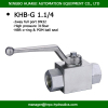 BKH-G1 1/4HRPC brand threaded type high pressure ball valve