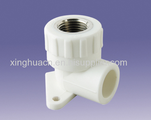 PPRC white Female Elbow Wallplate China pipes fittings