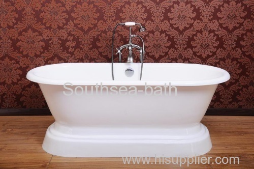 NH-1014 Pedestal cast iron bathtub