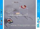 Plex Risers Rectangular Clear Acrylic Display Stands with Free Logo