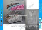 Supermarket Clear Acrylic Display Stands Front Bins with Free Logo