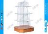 Four shelves Tempered Glass Display Showcases , Shop Gondolas Shelving