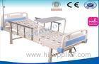 Folding Manual Ward Beds , Home Care Sickbed With PP / ABS Head And Foot Board