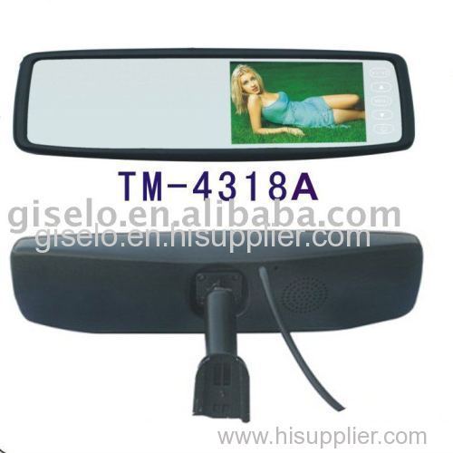4.3 inch car monitor/TFT-LCD monitor/car TFT LCD/back view monitor/car mirror